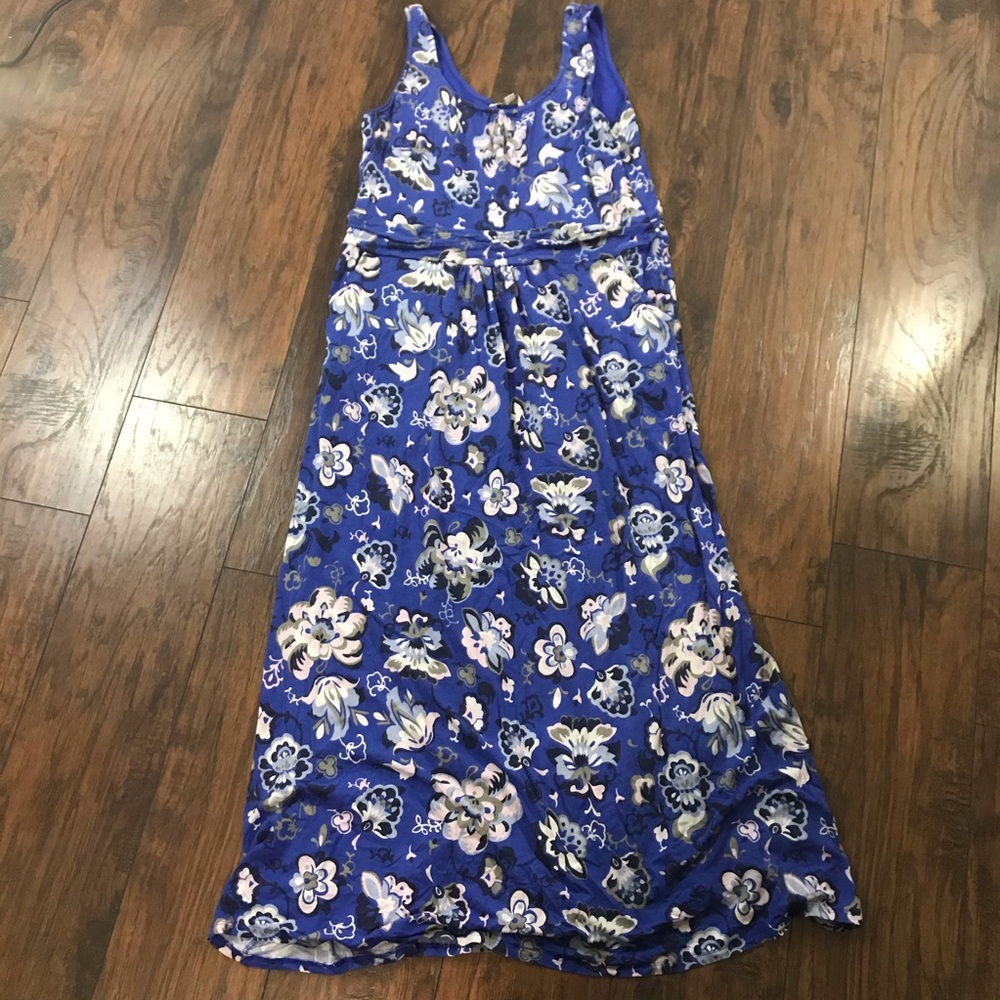 Boden Blue Sleeveless Maxi Dress 16